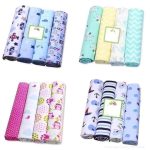 Lot Cotton Soft Flannel Baby Swaddle Blankets