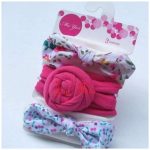 Elastic bows baby headwrap