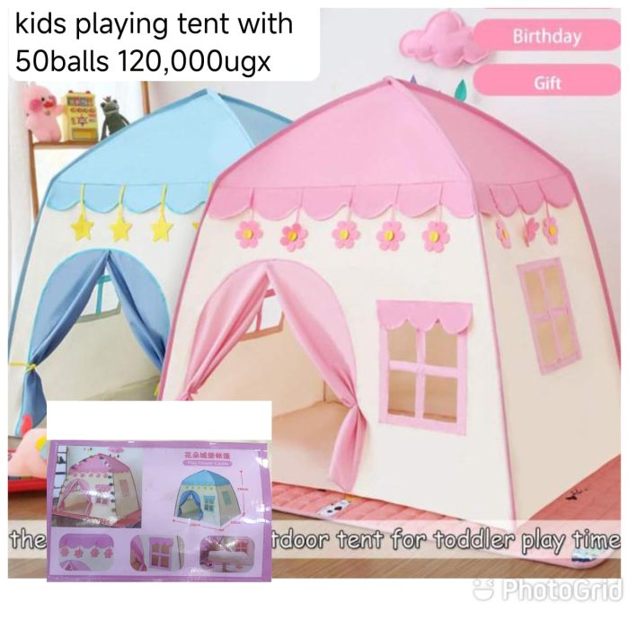 Kids Playing Tent with 50 Balls