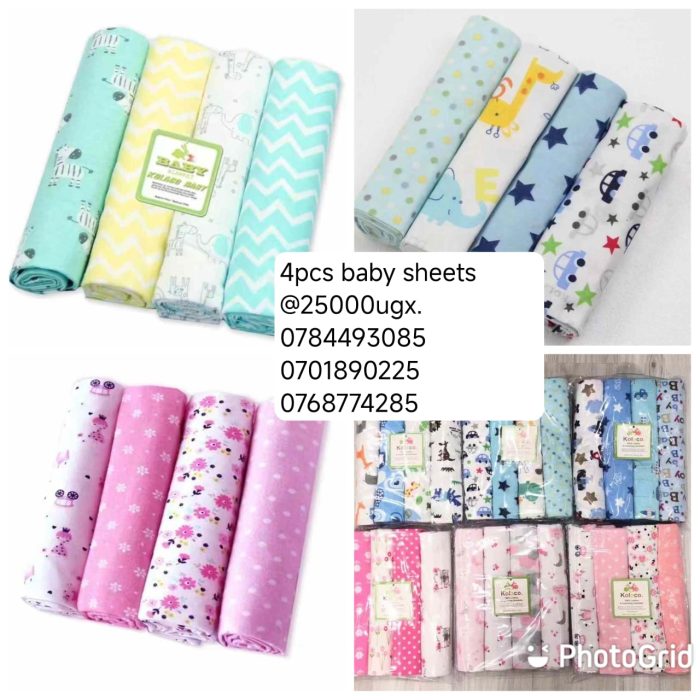 4pcs Baby Sheets